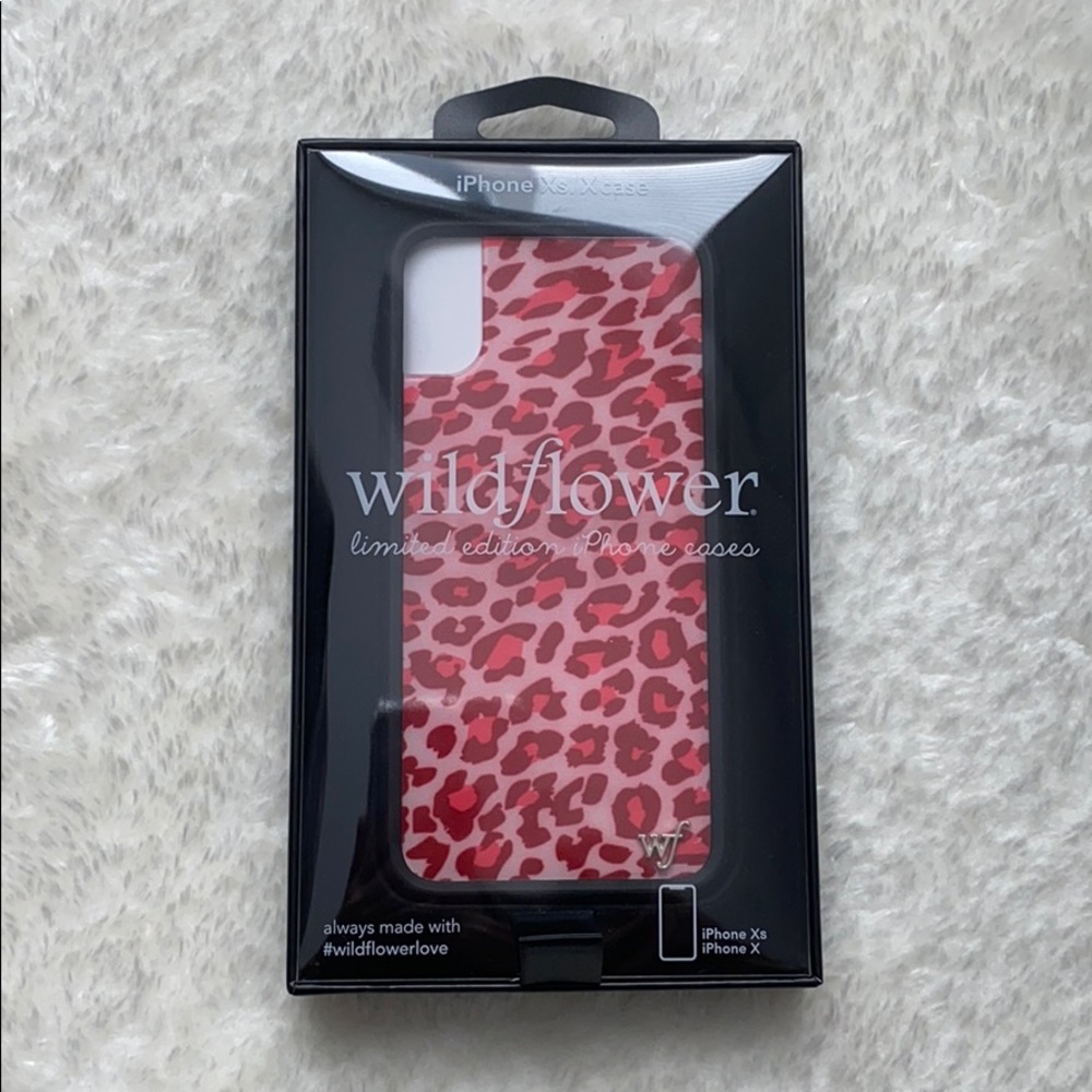 Wildflower Cases Pink Leopard iPhone X/Xs